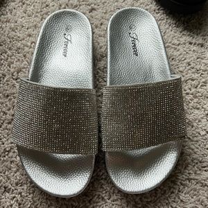 sparkly sandals